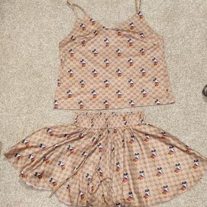 Mickey Satin sleeping set